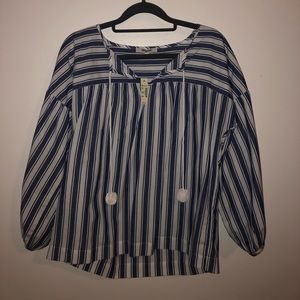 Madewell striped blouse